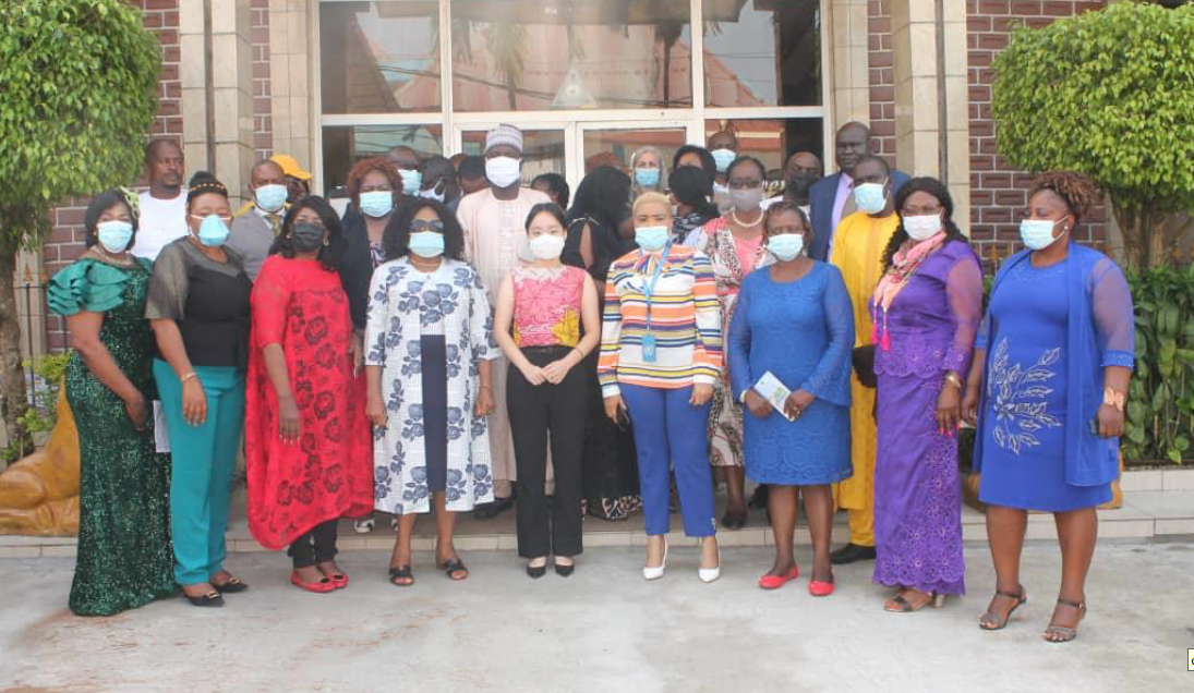 Policy makers at a workshop in Cameroon